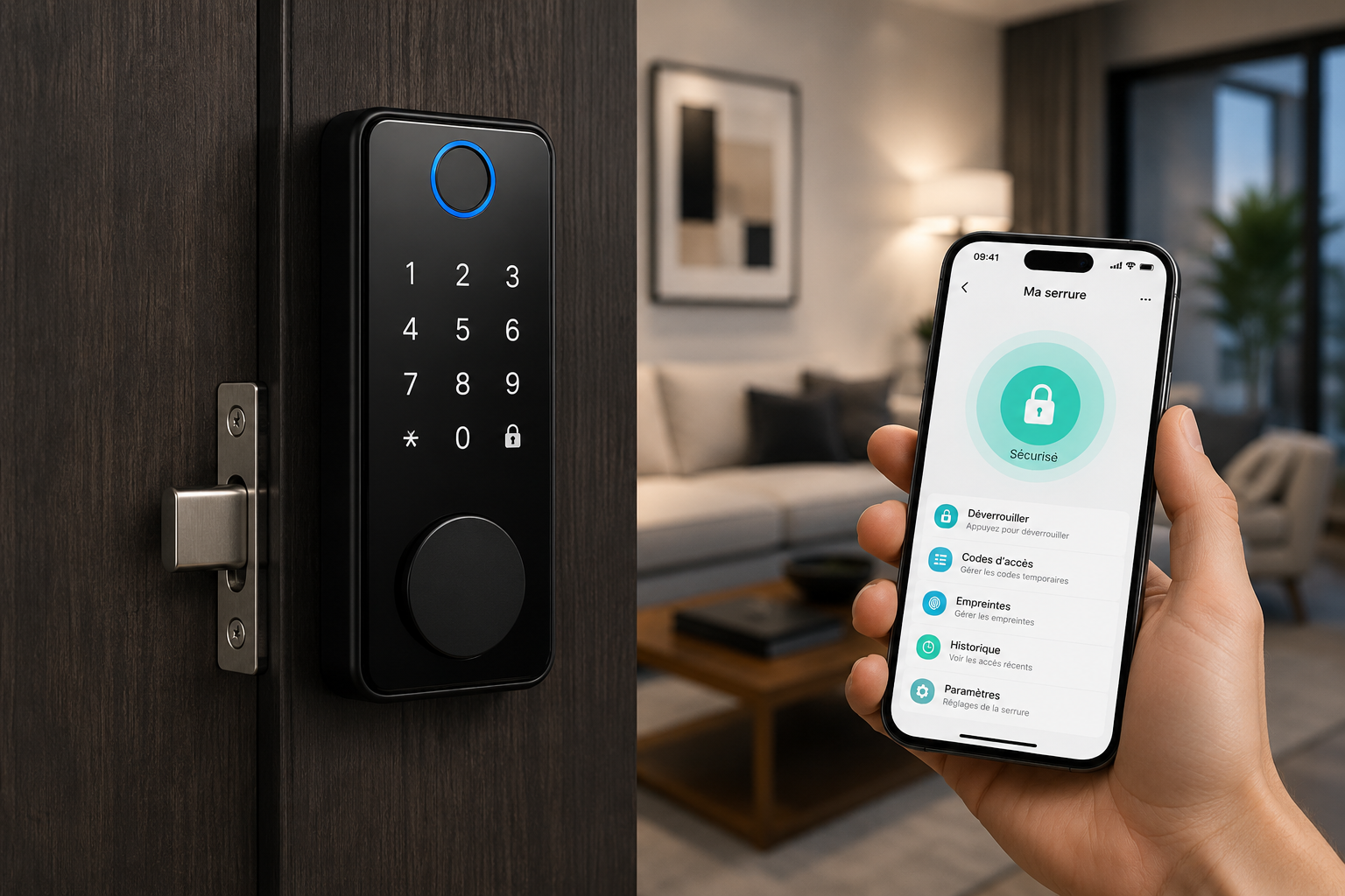Gestion des accès temporaires depuis un téléphone
